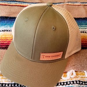 Raw Garden Cannabis Trucker Snapback Hat